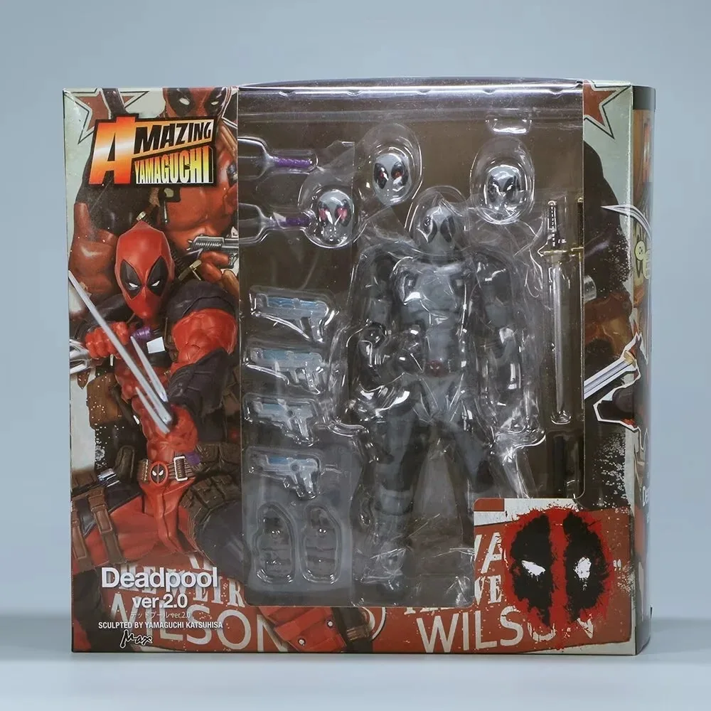 AMAZING YAMAGUCHI Deadpool 2.0 Grey Action Figure - Image 3