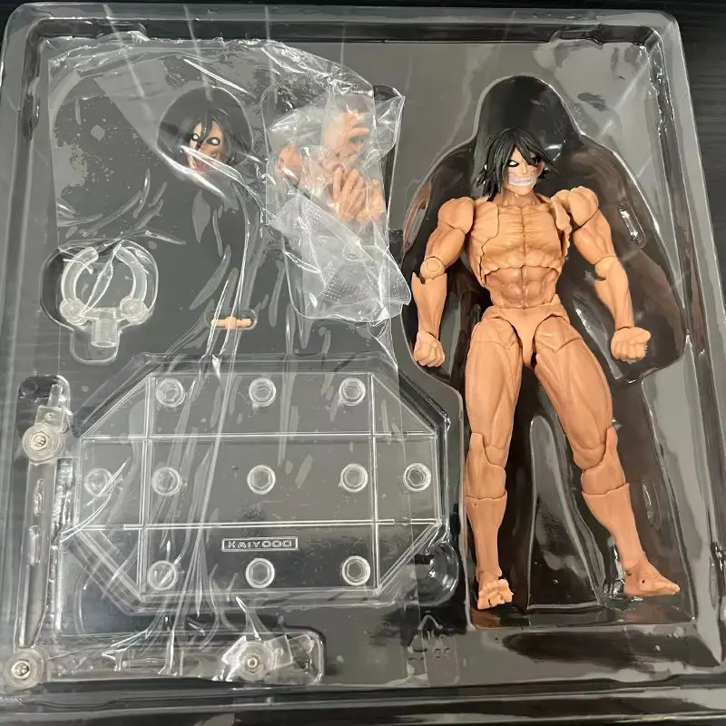 Revoltech Amazing Yamaguchi Attack On Titan Eren Jaeger Anime Action Figure - Image 3
