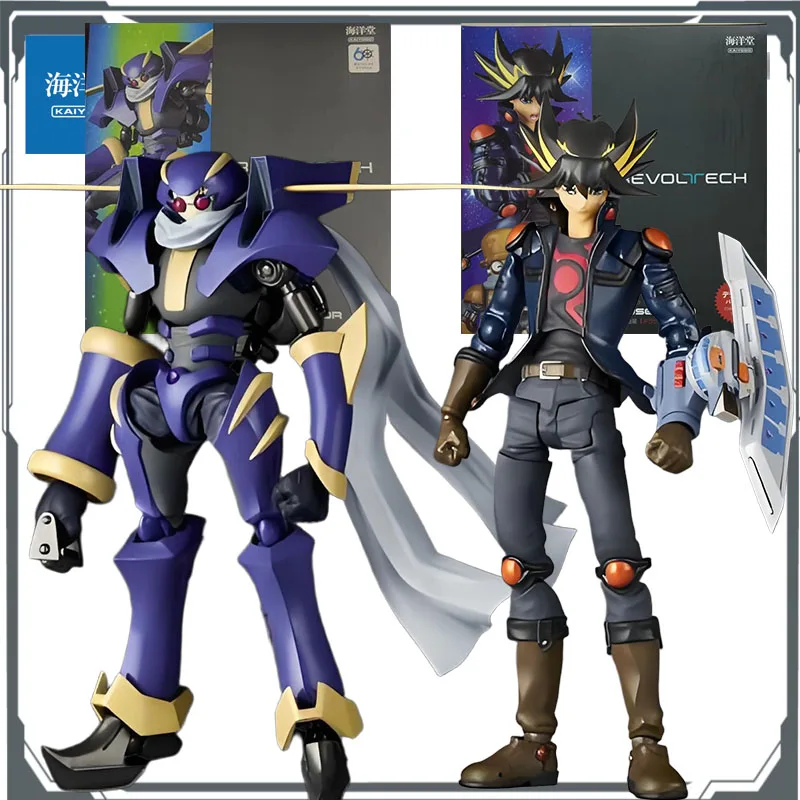 REVOLTECH JUNK WARRIOR&Yusei Fudo 200mm&165mm Anime Action Figure