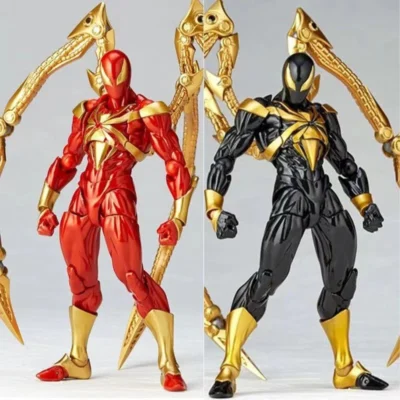 14cm Revoltech Amazing Yamaguchi Iron Spider-Man Action Figure