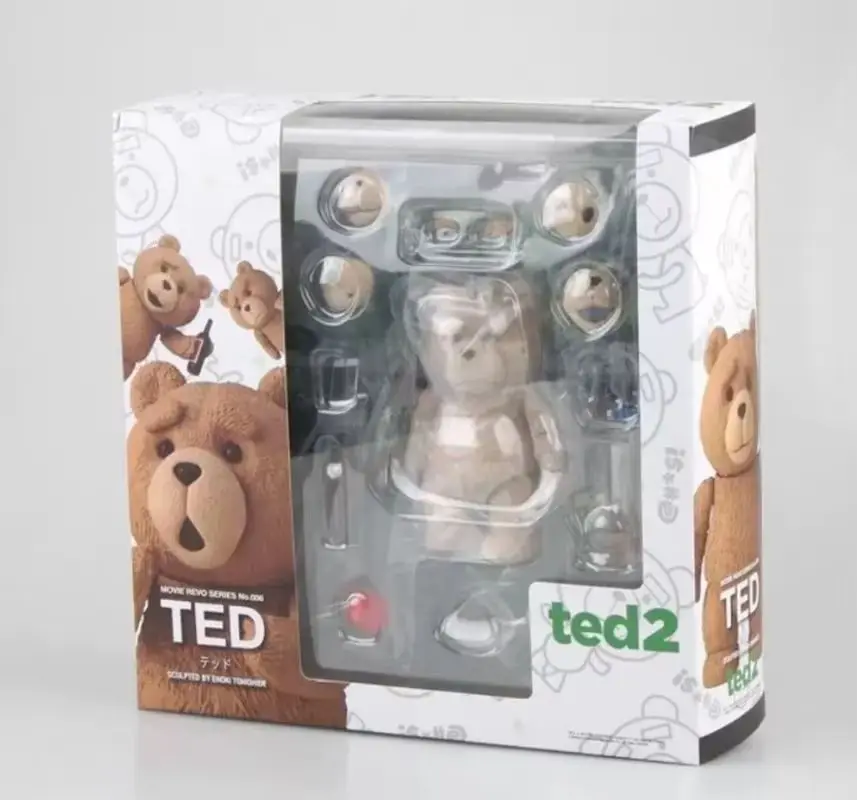 Teddy Bear Ted2 Profanity Revoltech No.006 Bear Cheap Bear Figurine - Image 5