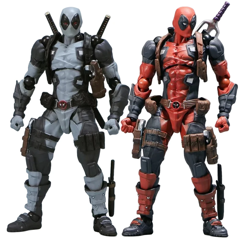 AMAZING YAMAGUCHI Deadpool 2.0 Grey Action Figure