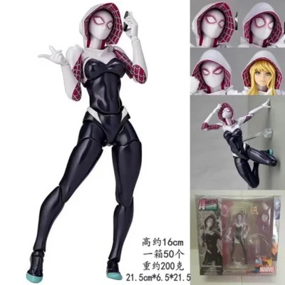 Hero Woman Spider Man Yamaguchi Style Action Figures