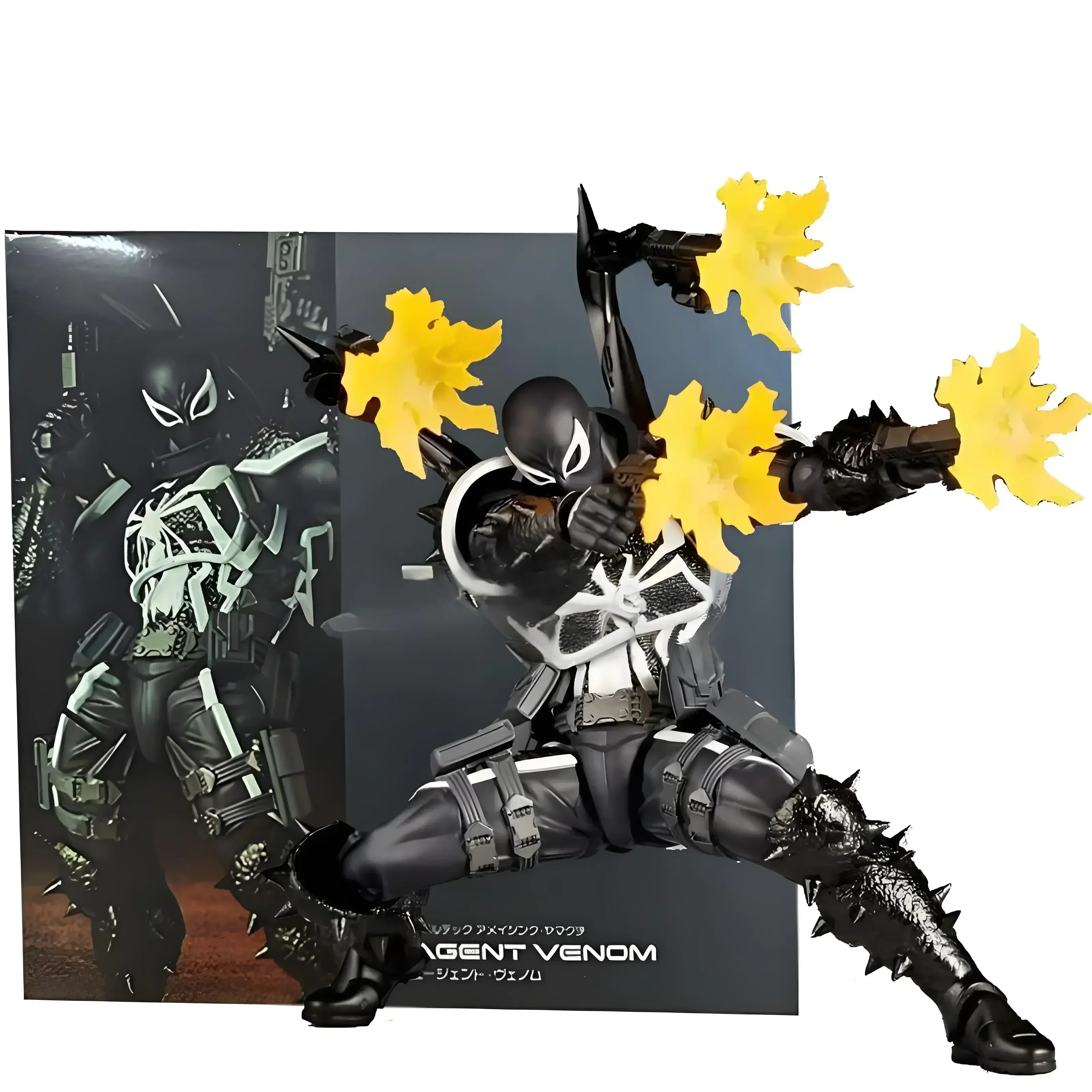 Kaiyodo Revoltech Venom Agent Yamaguchi PVC Figurine - Image 3